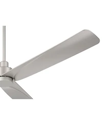 Casa Vieja 60" Sailplane Modern Indoor Outdoor Ceiling Fan 3 Blade Remote Control Silver Finish Bedroom Patio Damp Rated