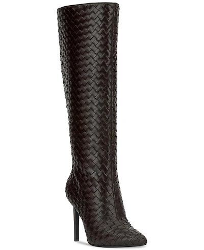 I.n.c. International Concepts Women's Savonia Woven Knee High Boots, Created for Macy's