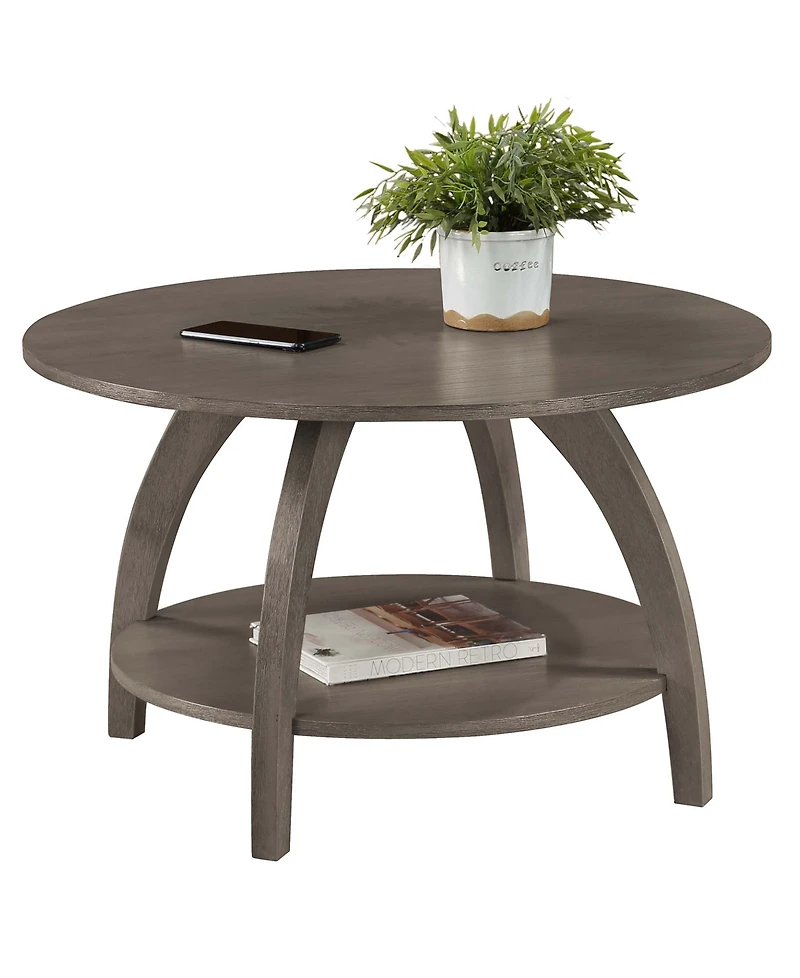 Convenience Concepts 30" Aldrin Coffee Table with Shelf