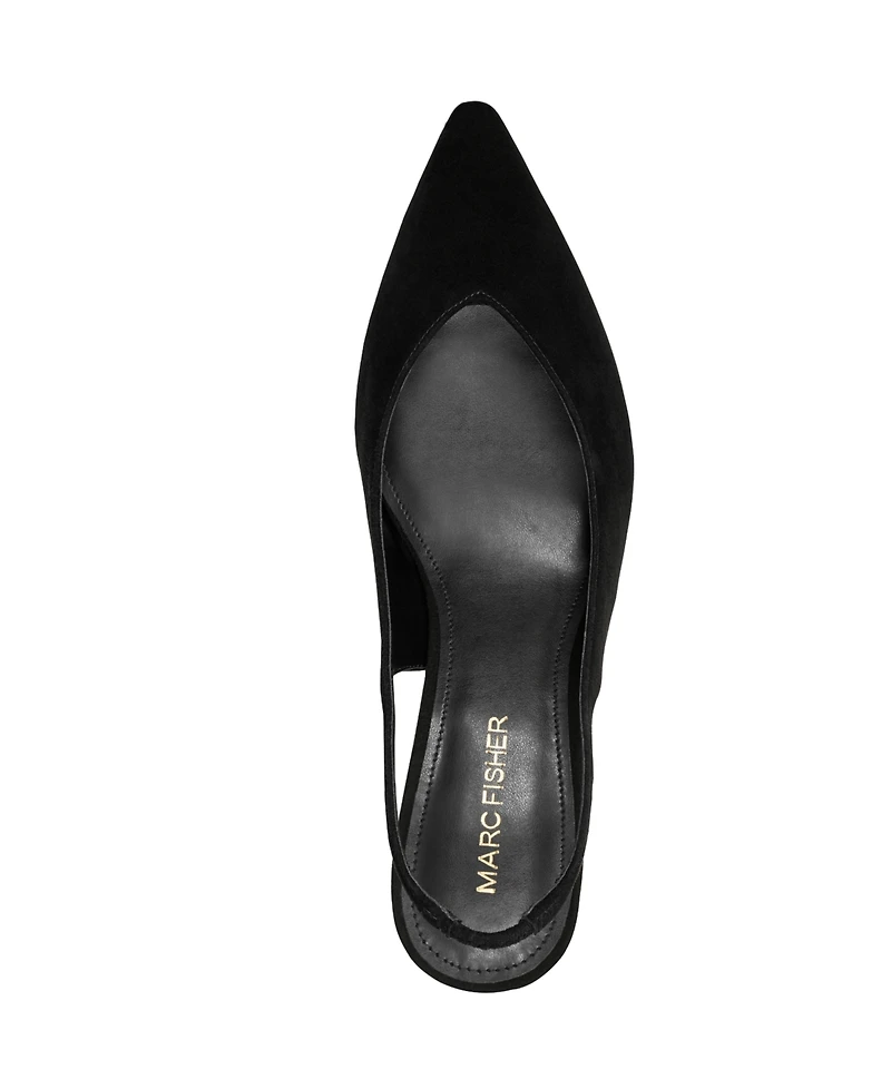 Marc Fisher Women's Labela Slingback Kitten Heel Pumps