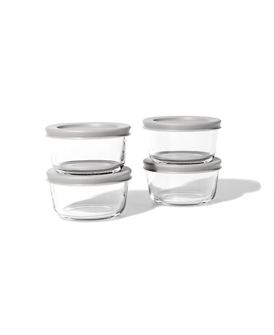 Dura Living -Piece 1 Cup Round Food Storage and Meal Prep Container Set
