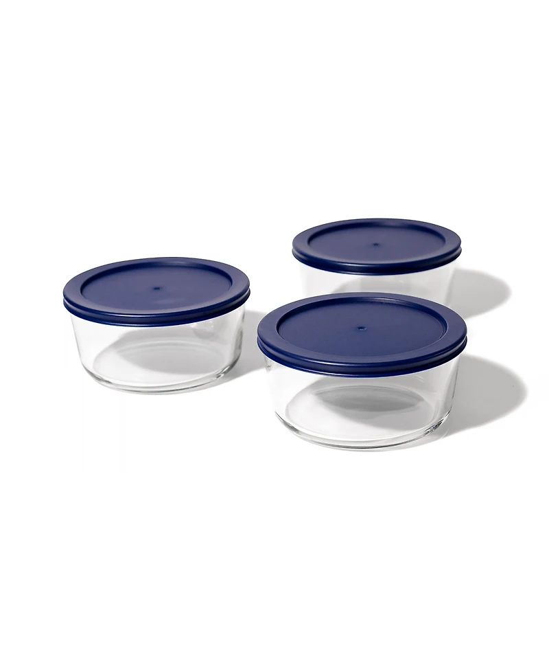 Dura Living -Piece Cup Round Food Storage and Meal Prep Container Set
