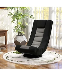 360° Swivel Gaming Chair 4 Position Adjustable Folding Floor Sofa Indoor