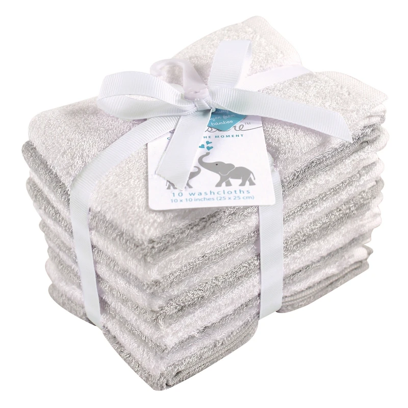 Little Treasure Baby Unisex Rayon from Bamboo Luxurious Washcloths