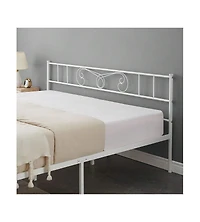 gaomon Metal Platform Bed Frame With Headboard And Footboard, Steel Slat Support Mattress Foundation