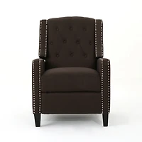 Streamdale Classic Coffee Fabric Push Back Chair