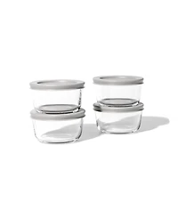 Dura Living 16-Piece 1 Cup Round Food Storage and Meal Prep Container Set