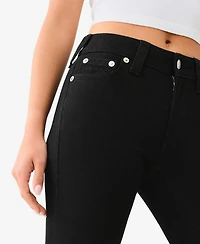 True Religion Women's Jennie Mid Rise Curvy Skinny Jeans