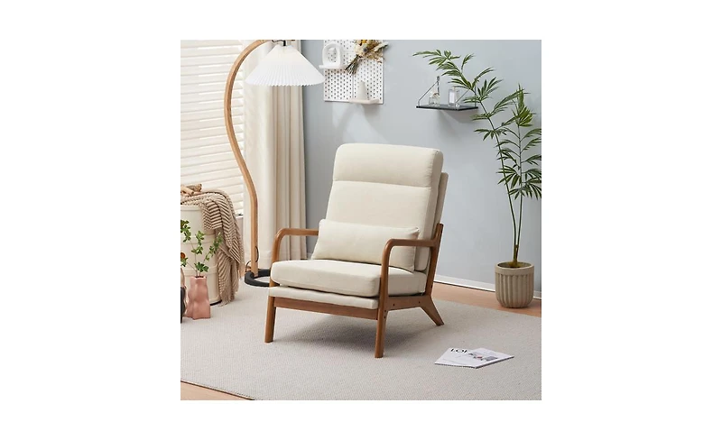 Slickblue High Back Indoor Leisure Chair Stylish and Comfortable Seating for Relaxation