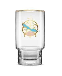 JoyJolt Disney Princess Iconic Tall Drinking Glasses, Set of 6