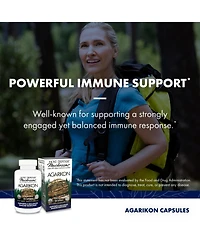 Host Defense Agarikon Capsules - Immune System Support Supplement - Mushroom Supplement to Aid Immune Functions & Cell Strength