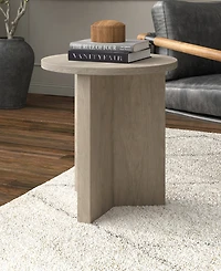 Hudson & Canal 20" Anders Wide Round Side Table