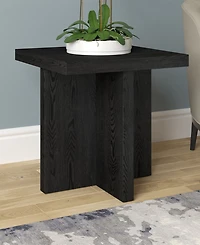 Hudson & Canal 22" Elna Wide Square Side Table