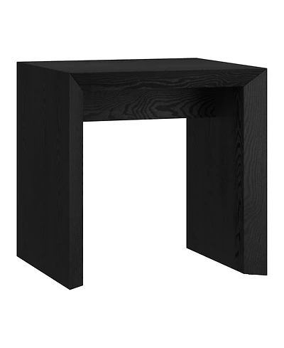 Hudson & Canal 22" Oswin Wide Rectangular Side Table