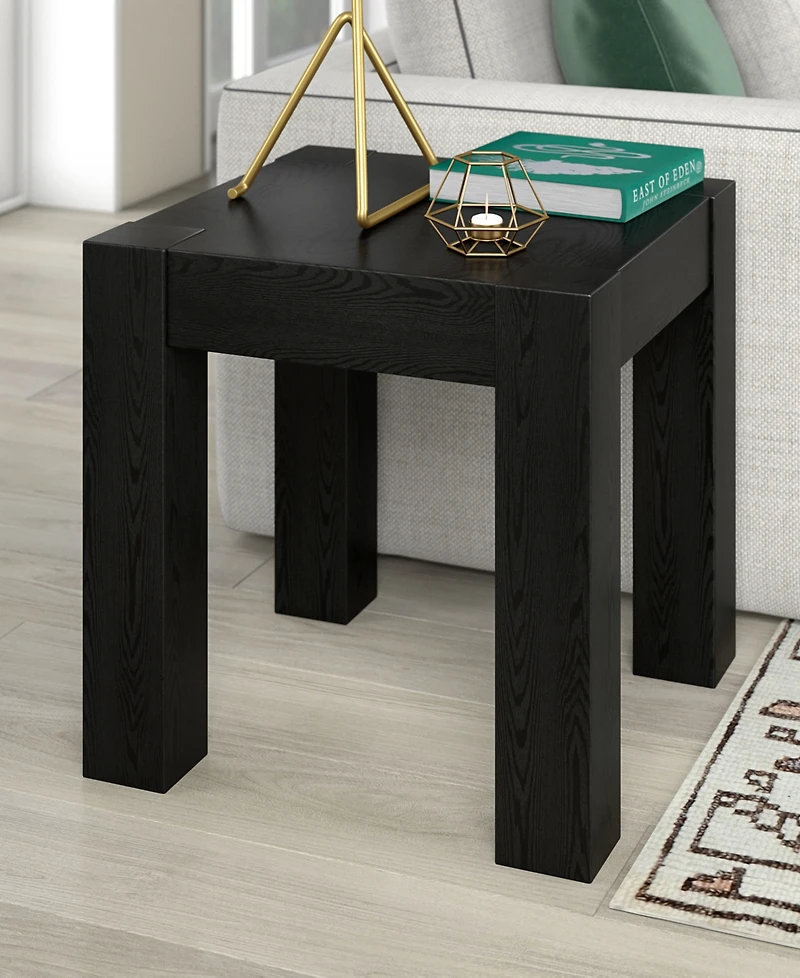 Hudson & Canal 22" Langston Wide Square Side Table