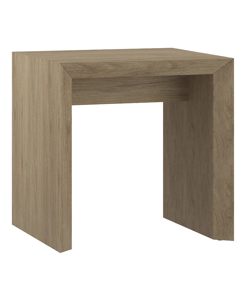 Hudson & Canal 22" Oswin Wide Rectangular Side Table