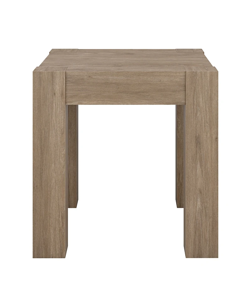 Hudson & Canal 22" Langston Wide Square Side Table
