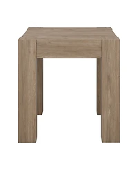 Hudson & Canal 22" Langston Wide Square Side Table