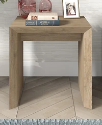 Hudson & Canal 22" Oswin Wide Rectangular Side Table