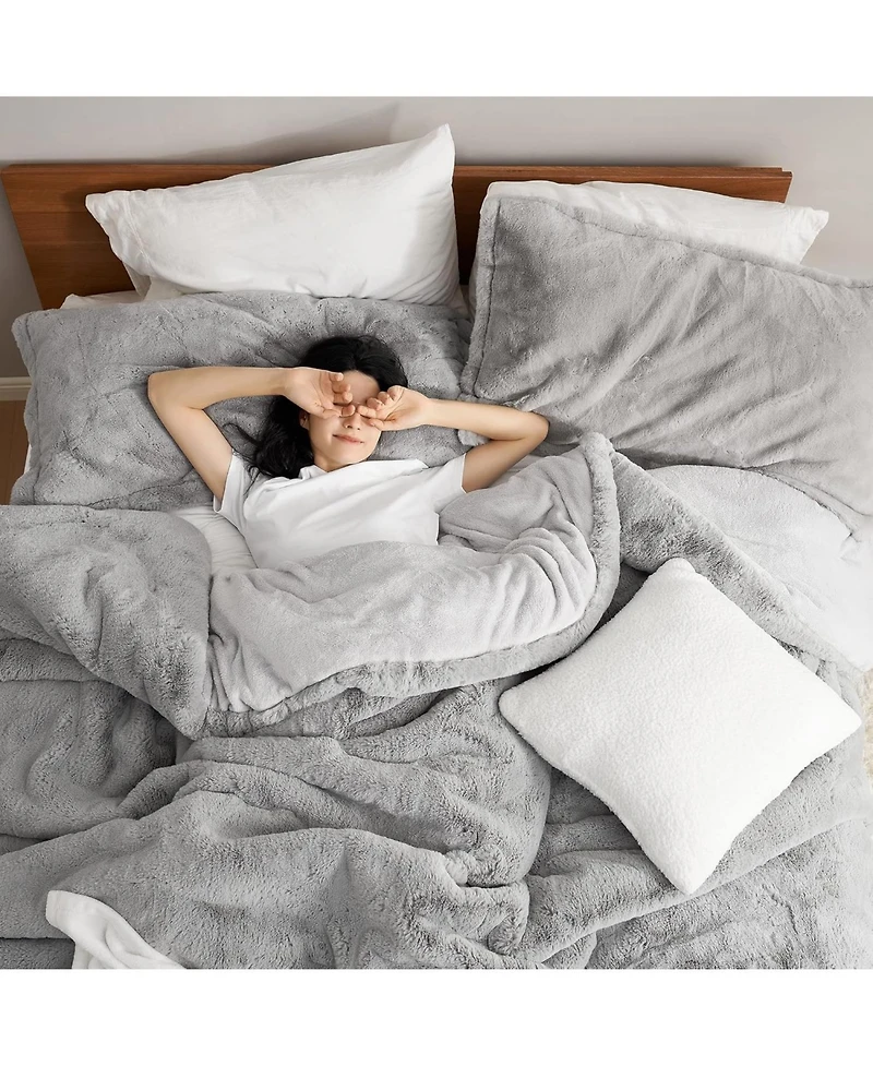 Chunky Bunny - Coma Inducer Oversized Comforter Set - Glacier Gray