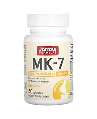 Jarrow Formulas Mk-7 180 mcg - Bioactive Form of Vitamin K2 - 30 Servings (Softgels)