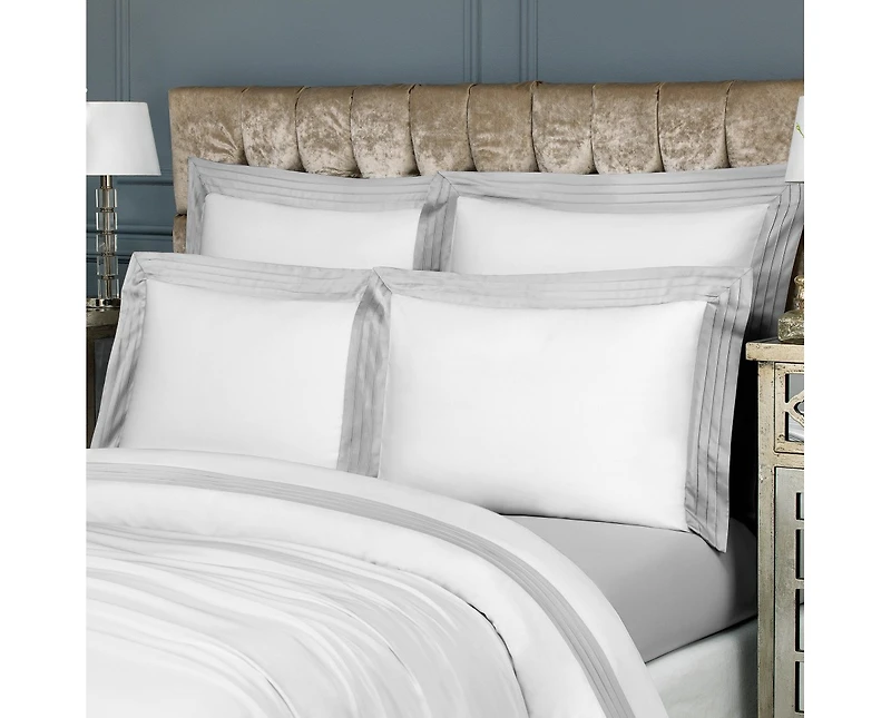 Togas Eden Sham Euro white/grey