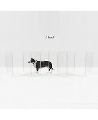 Hiddin Low Pet Gate Zig Zag Options 4 panel