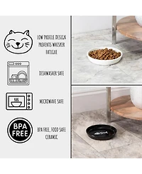 Park Life Designs Set of two Oscar Collection Round Cat Dishes