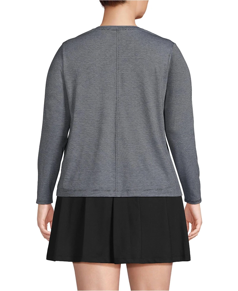 Lands' End Plus Power Performance Long Sleeve Top