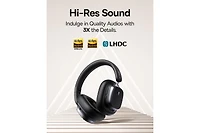 Baseus Wireless Headphones Noise Cancelling Over-Ear Bluetooth H1s, White