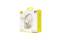 Baseus Wireless Headphones Noise Cancelling Over-Ear Bluetooth H1s, White