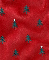 Tommy Hilfiger Boys Holiday Christmas Tree Pre-Tied Zipper Necktie
