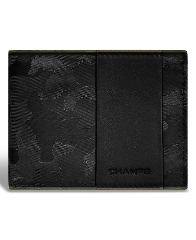 Champs Men's Camo Collection Leather Top Wing Wallet