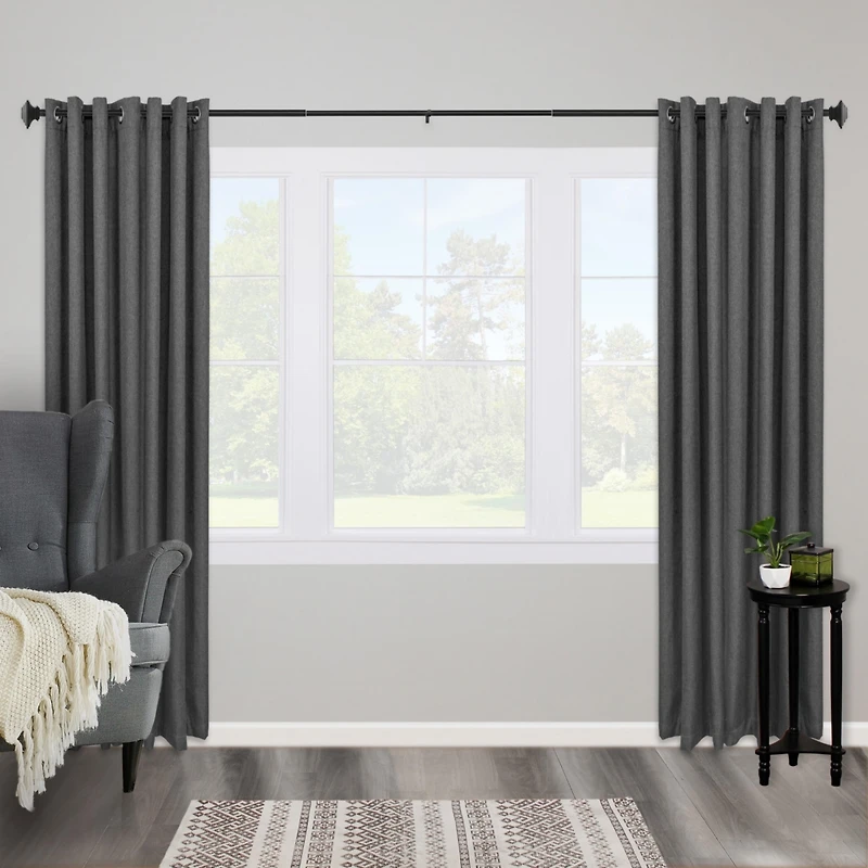 Kenney Mission 1" Premium Decorative Curtain Rod for Stylish Home Decor