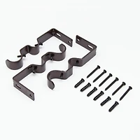 Kenney Hamlin 1-Inch Premium Double Curtain Rod for Stylish Window Drapery