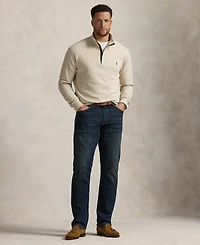 Polo Ralph Lauren Men's Big & Tall Luxury Jersey Quarter-Zip Pullover