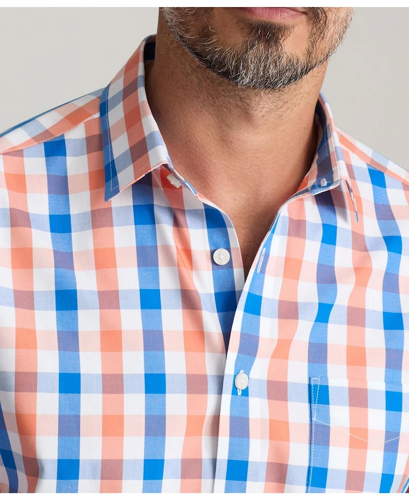 UNTUCKit Men's Regular Fit Wrinkle-Free Hudson Button Up Shirt