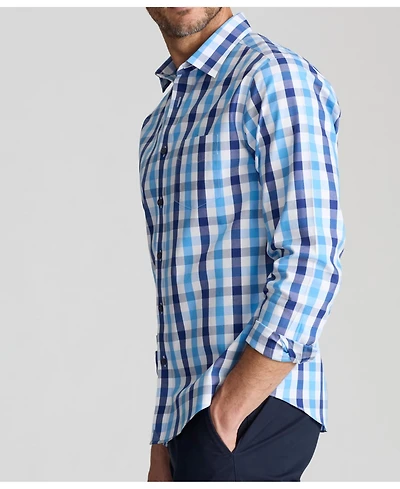 UNTUCKit Men's Regular Fit Wrinkle-Free Hudson Button Up Shirt