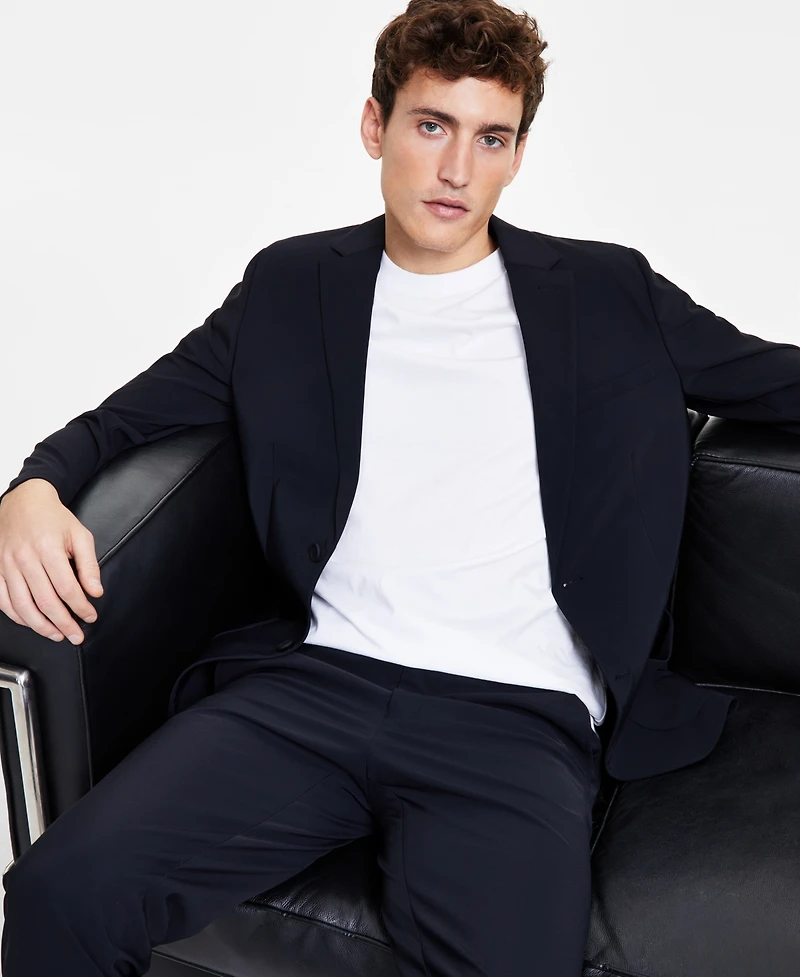 Alfani Men's Alfatech Notch Lapel Patch Pocket Blazer, Created for Macy's