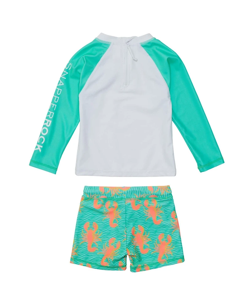 Snapper Rock Baby Boys Ocean Clawed Ls Set