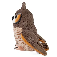 Wild Republic Cuddlekins Great Horned Owl Stuffed Animal, 12 Inches