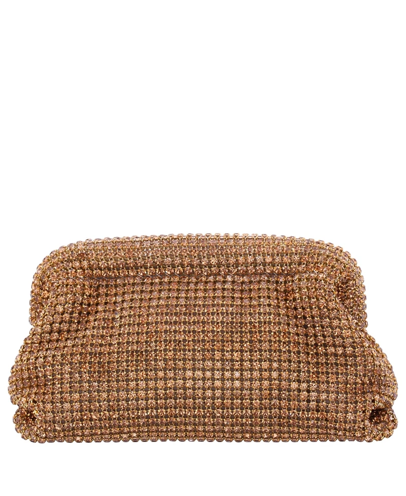 Nina All Over Crystal Frame Magnet Clutch