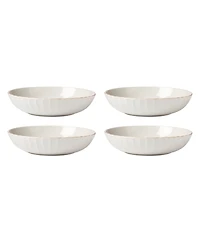 Lenox French Perle Scallop Pasta Bowls, Set of 4