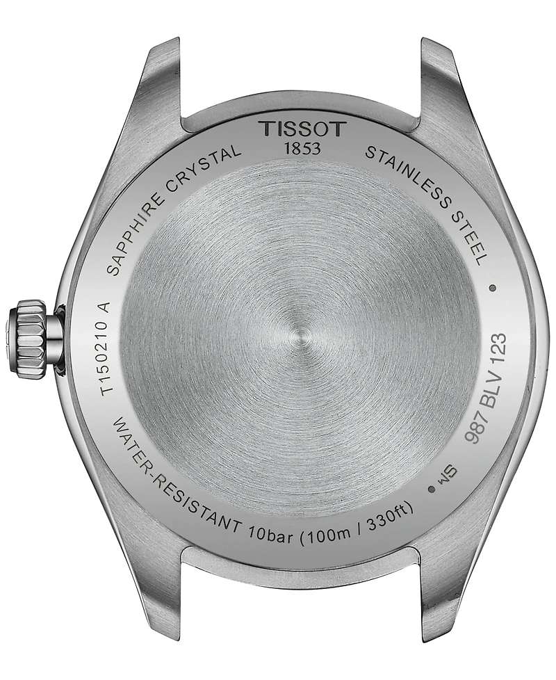 Tissot Women's Swiss Pr 100 Diamond (1/20 ct. t.w.) Stainless Steel Bracelet Watch 34mm