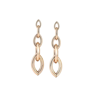 Sohi Women's The Marquise Link Drop Earrings