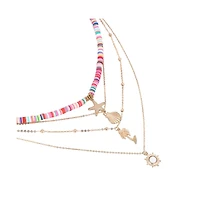 Sohi Women's The Aruba Multi-Layer Necklace