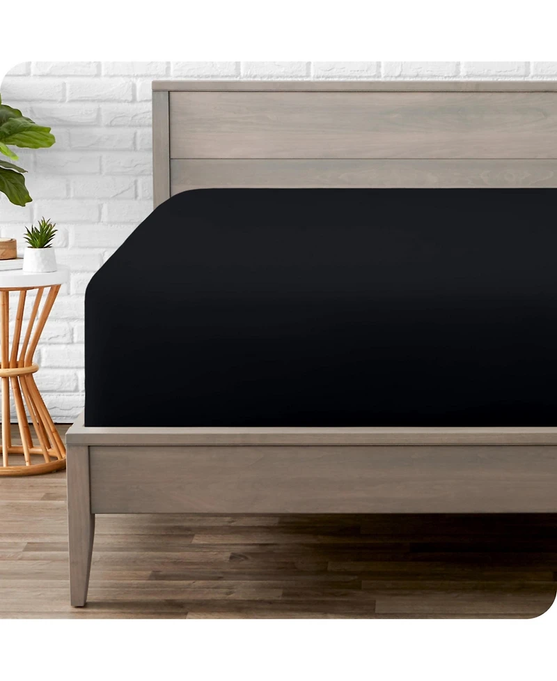 Bare Home inch Extra Deep Pocket Fitted Sheet