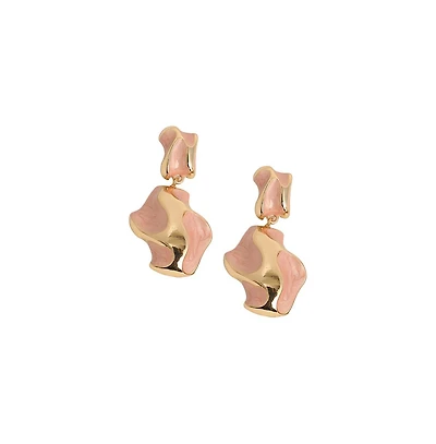 Sohi Women's The Eroded Drop Earrings