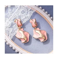 Sohi Women's The Eroded Drop Earrings