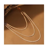 Sohi Women's The Snakechain Multi-Layer Necklace